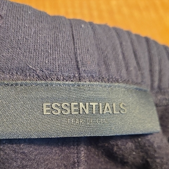 Essentials Fear Of God Blackl Joggers with Drawstring - Picture 3 of 8